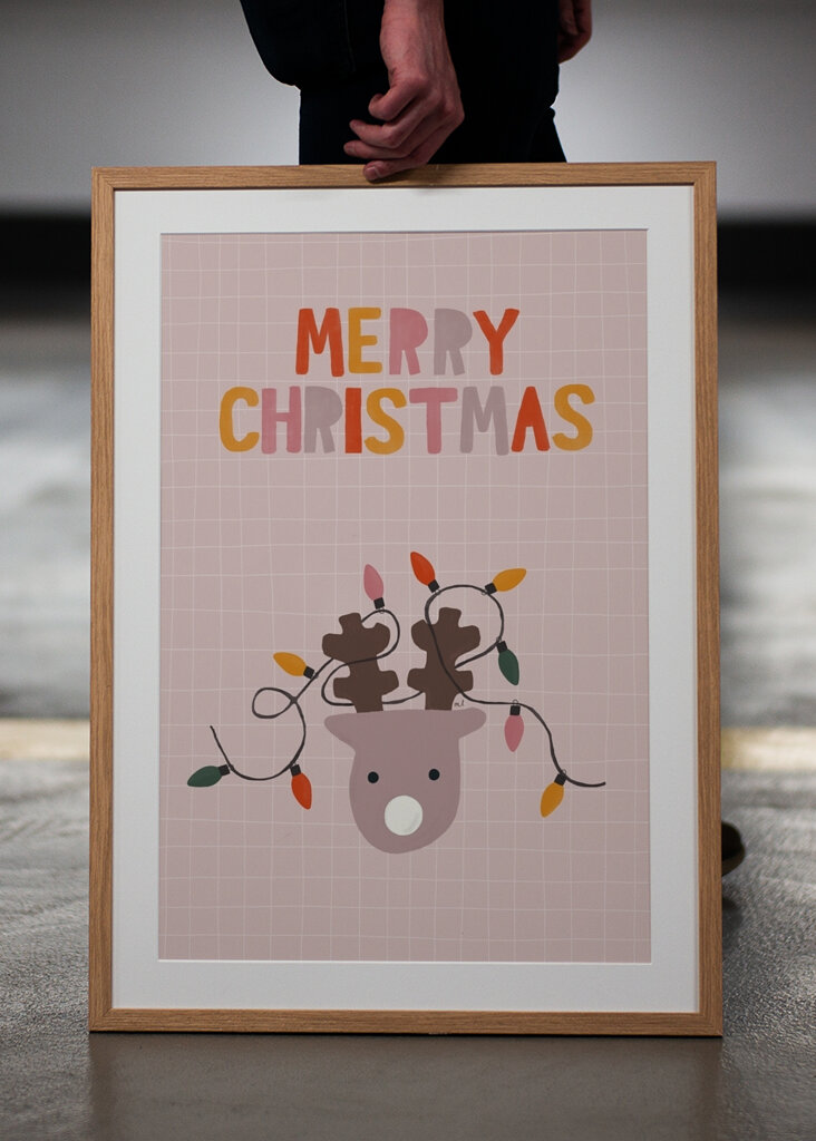 Festliches Rentierleuchten