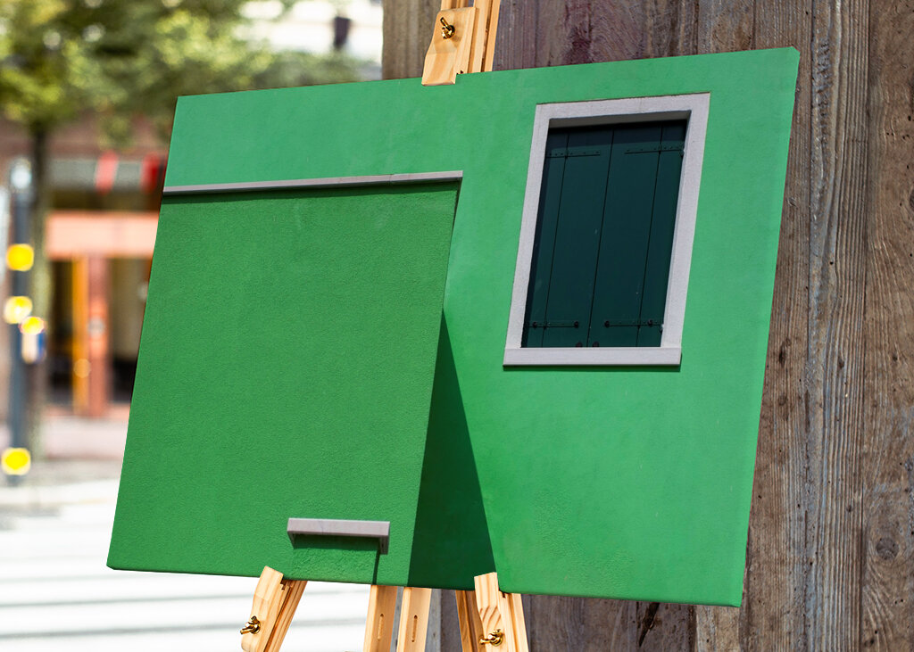 Okno se zavřelo v zeleni