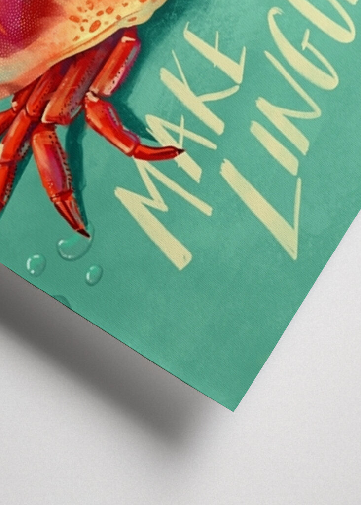 Breloque linguine au crabe