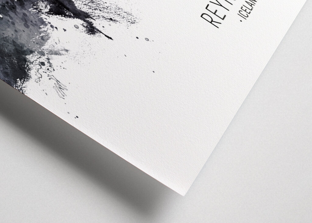 Reykjavík Skyline Ink