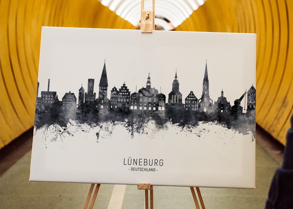 Lüneburger Skyline Silhouette