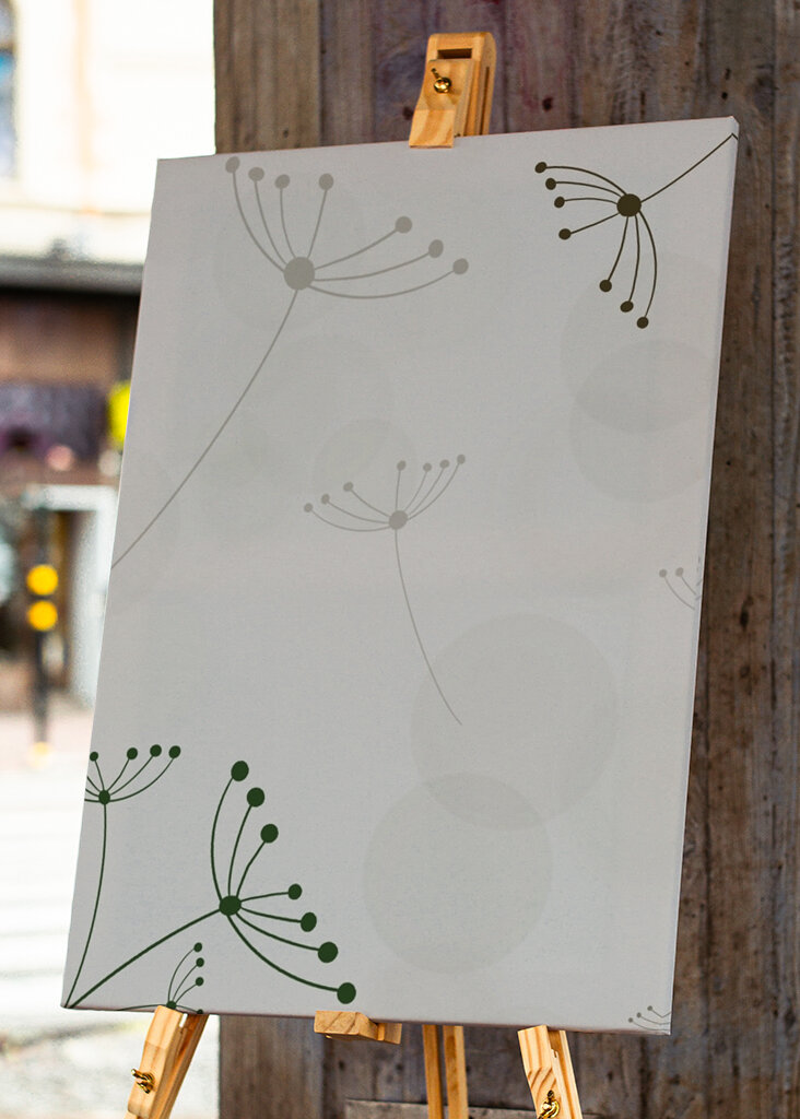 Blumensamen verteilen