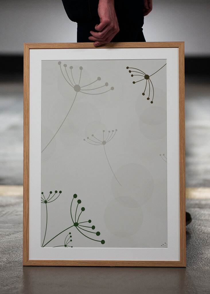 Blumensamen verteilen