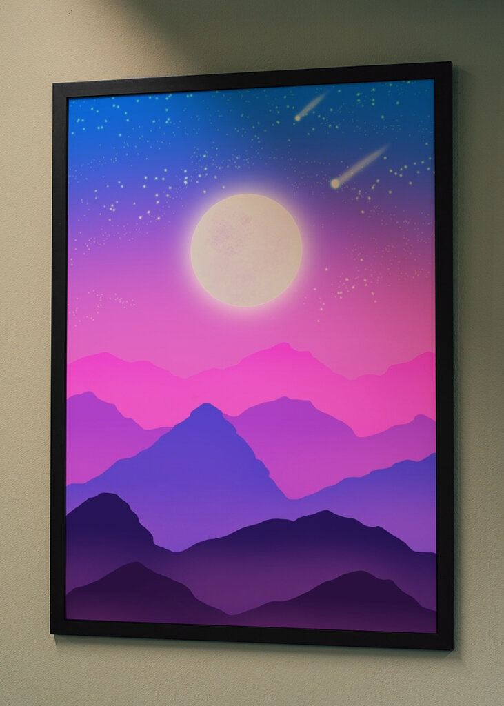 Berge, Monde und Sterne