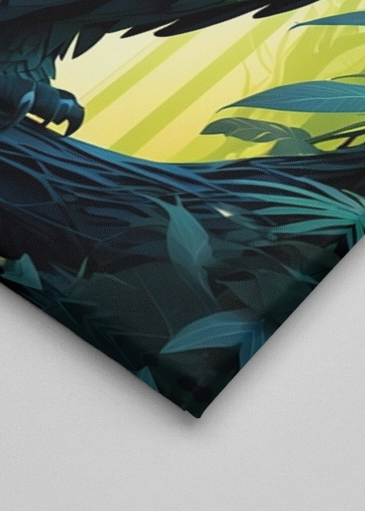 Búho cristalino en el bosque