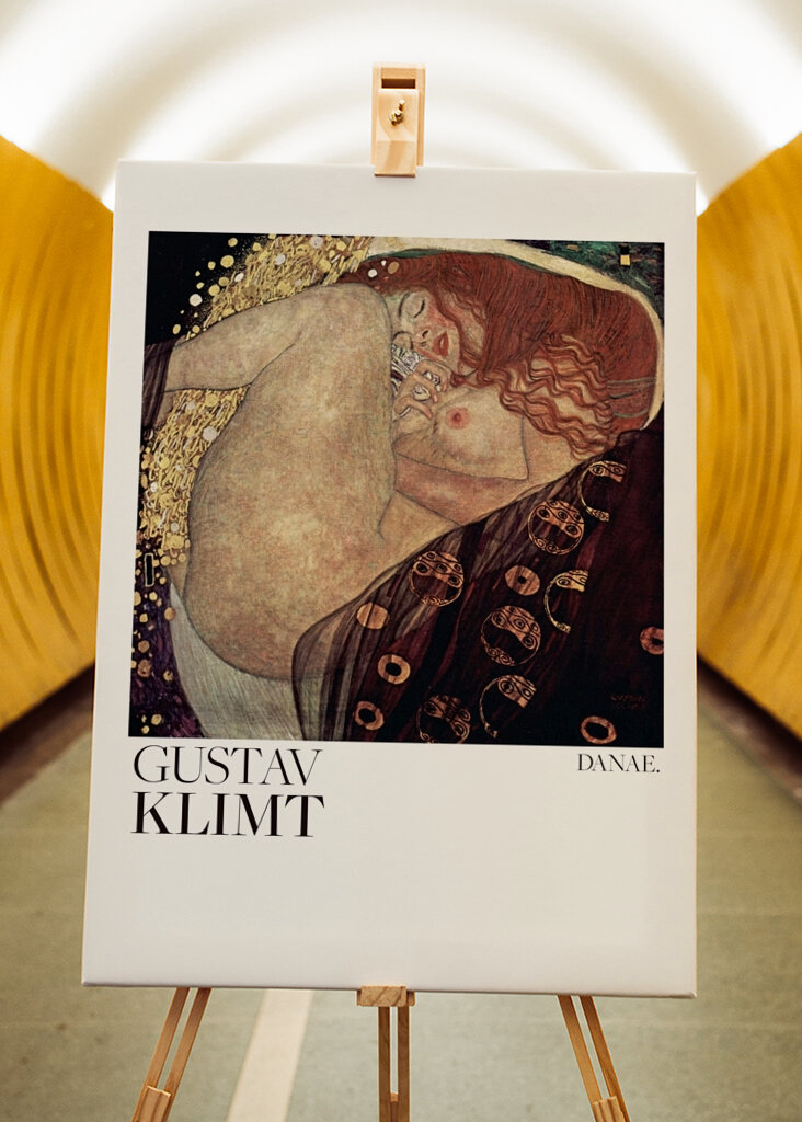 Danae (1907, 1908) Affiche	