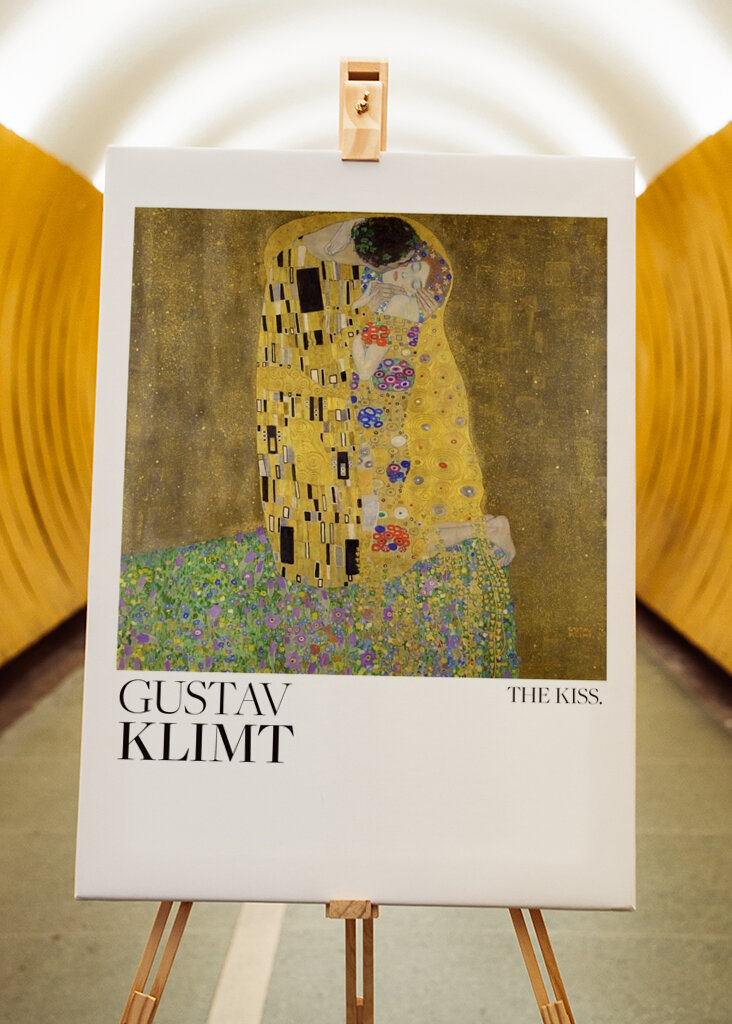 Le Baiser (1907, 1908) Affiche	