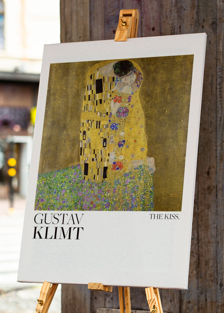 Le Baiser (1907, 1908) Affiche	