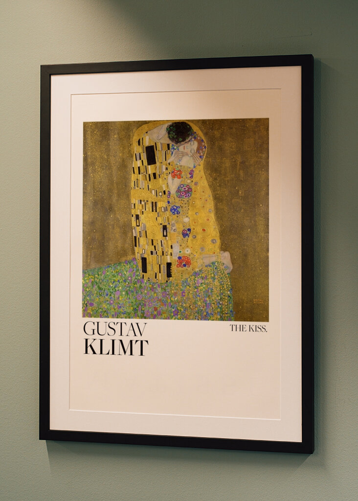 Le Baiser (1907, 1908) Affiche	