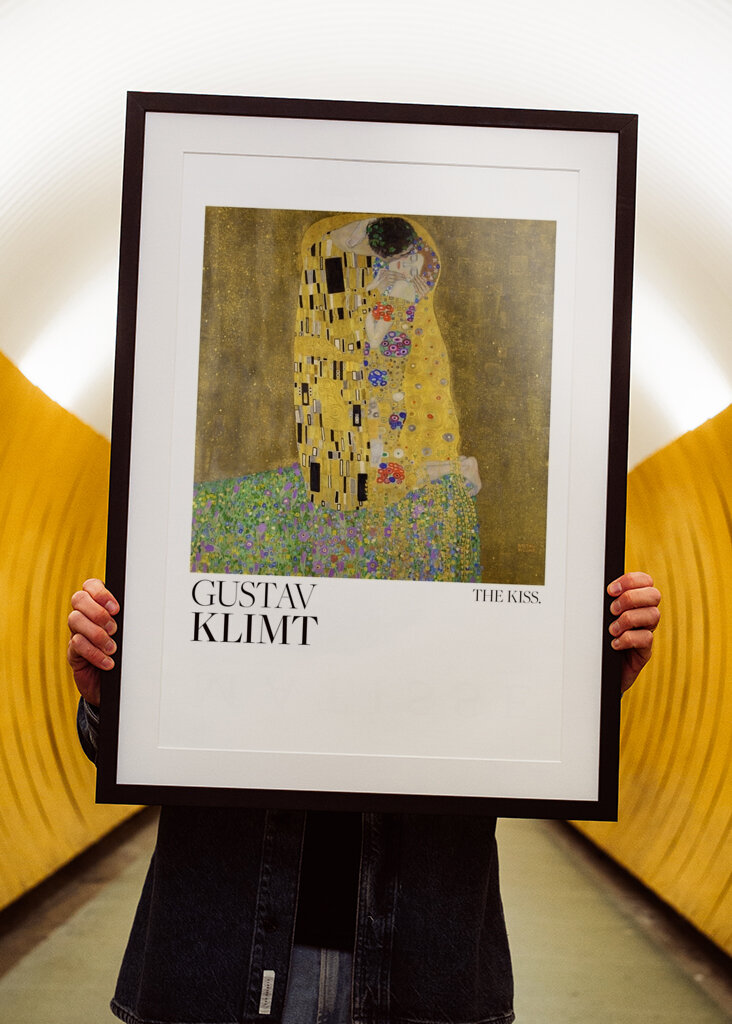 Le Baiser (1907, 1908) Affiche	