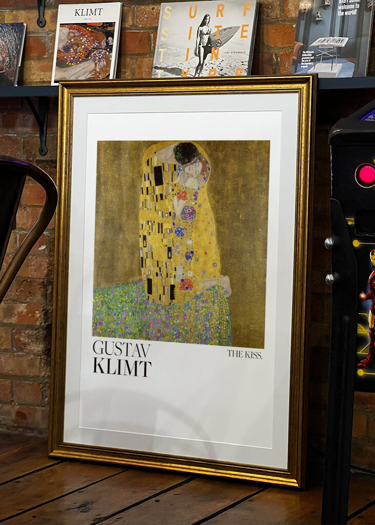 Le Baiser (1907, 1908) Affiche	