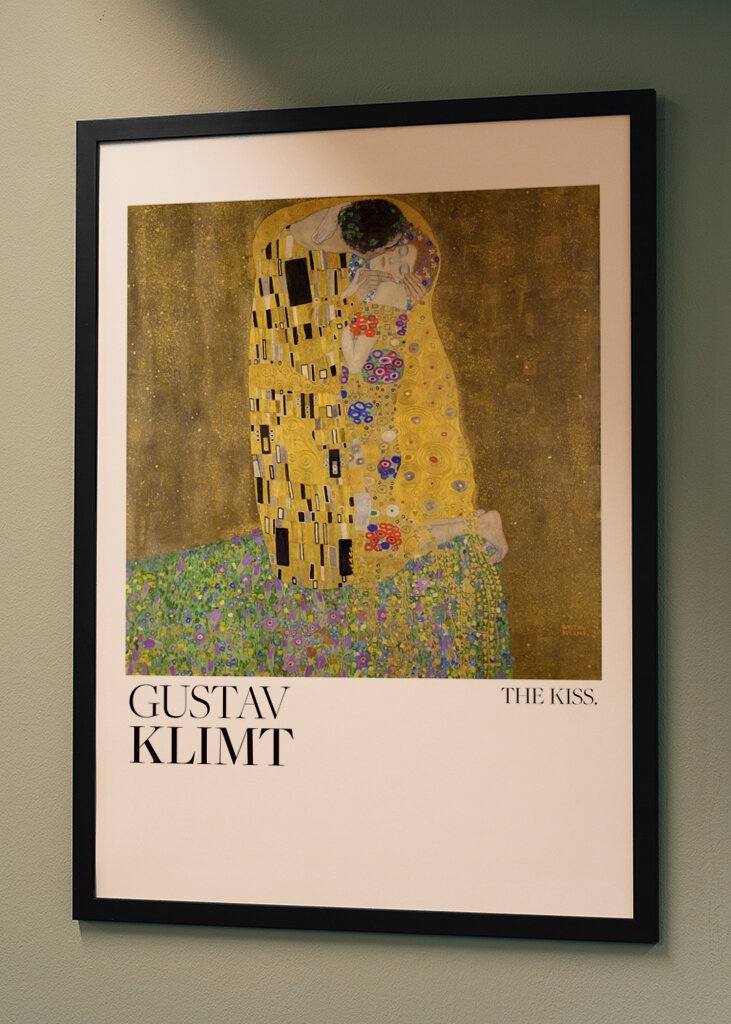 Le Baiser (1907, 1908) Affiche	