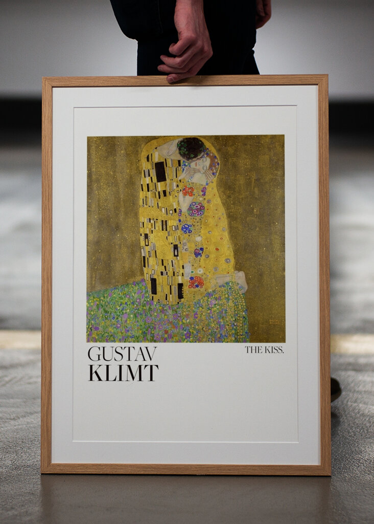 Le Baiser (1907, 1908) Affiche	