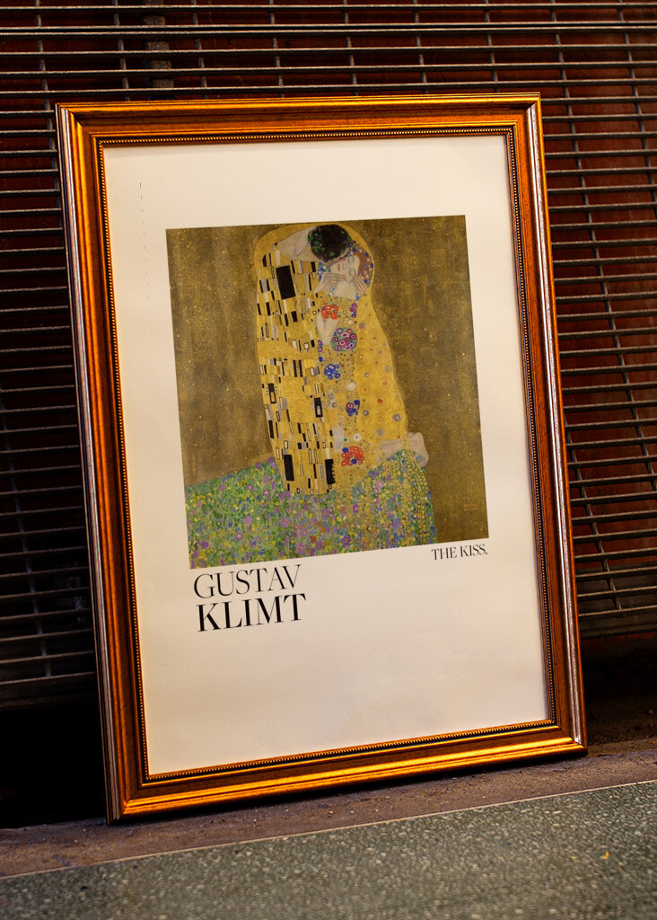 Le Baiser (1907, 1908) Affiche	