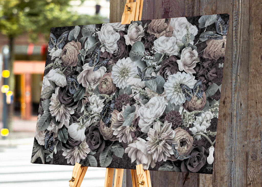 Flores revoloteantes