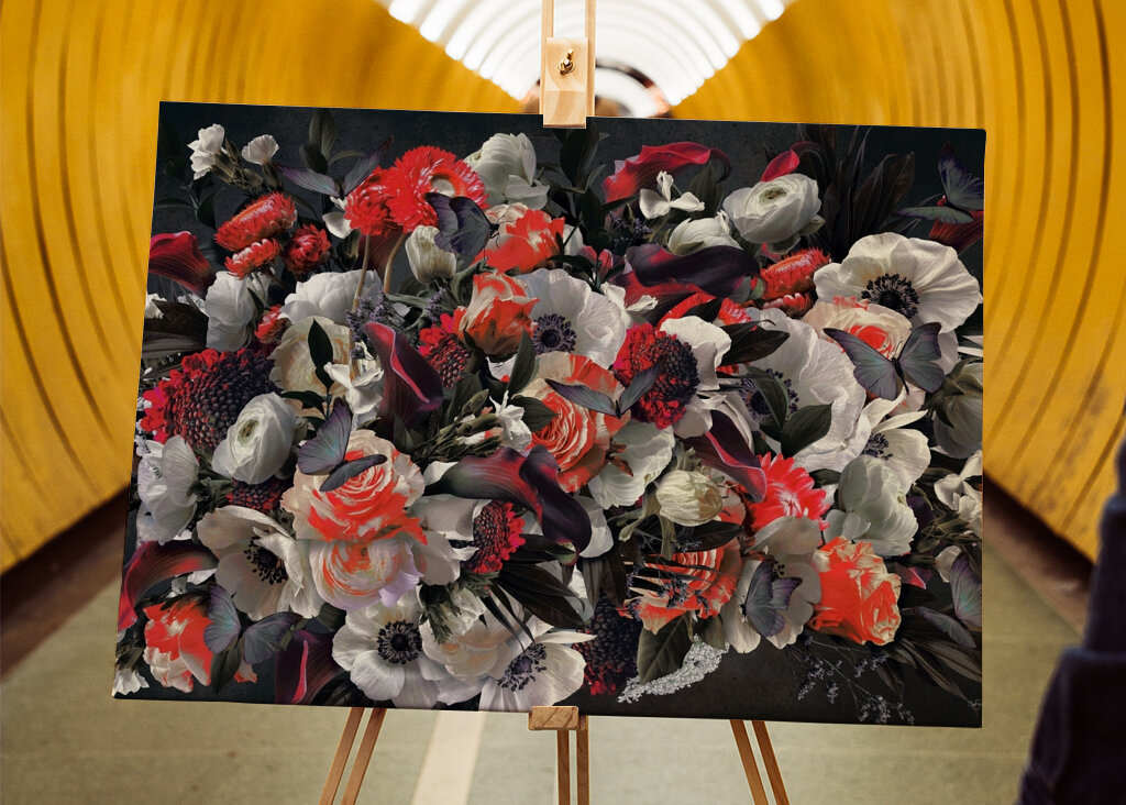 Sommerfugl blomstrer