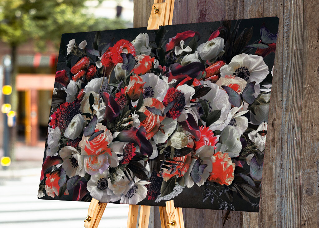 Sommerfugl blomstrer