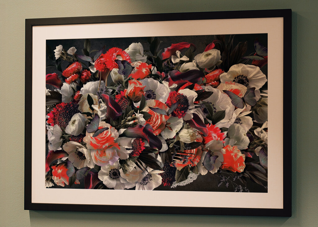 Sommerfugl blomstrer