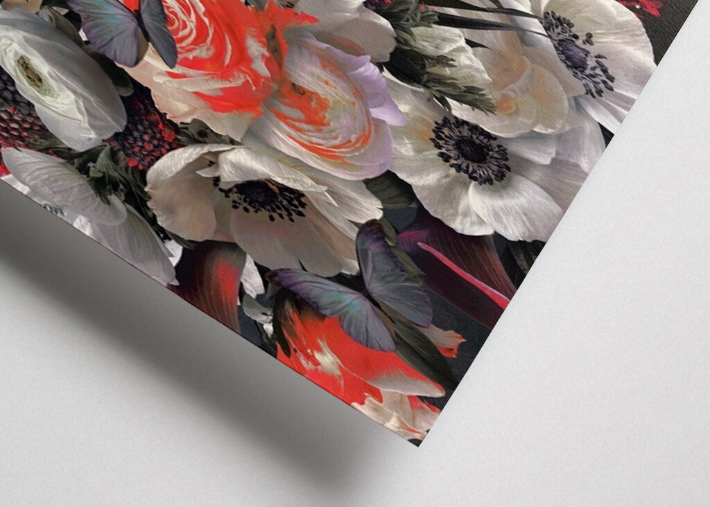 Sommerfugl blomstrer