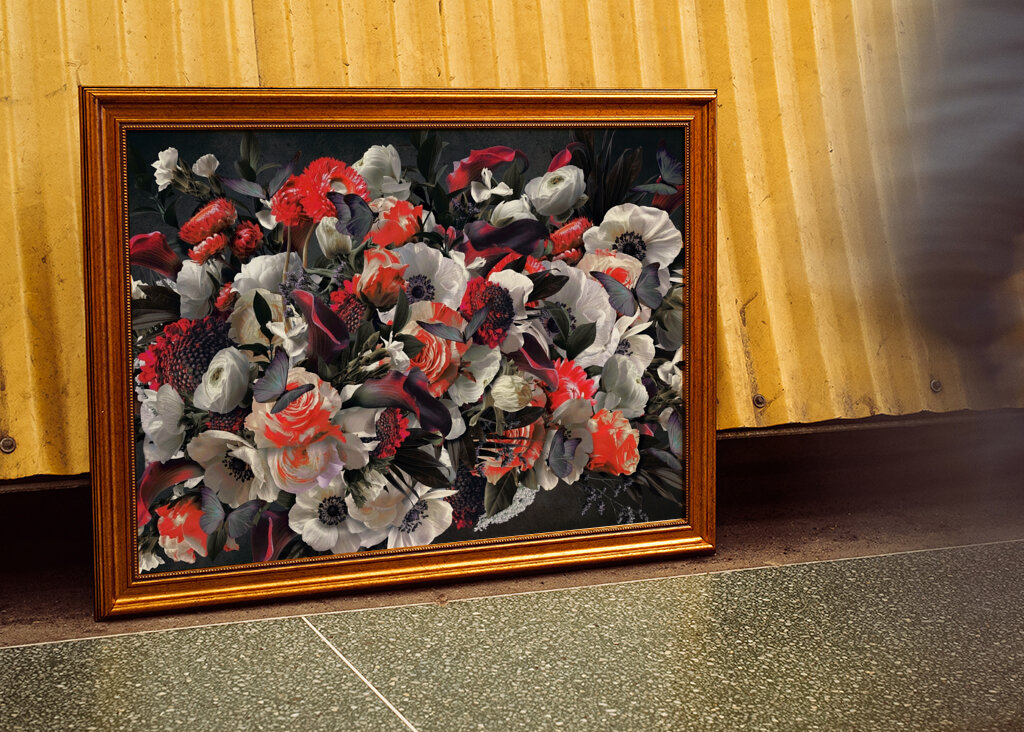 Sommerfugl blomstrer