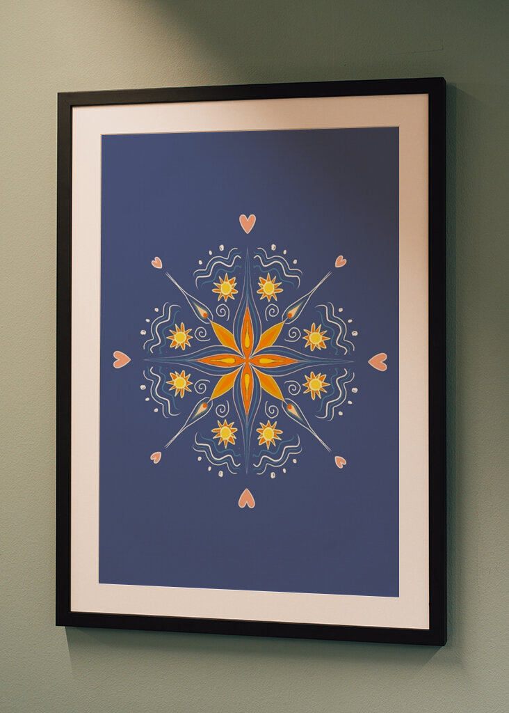 Bagliore Mandala Radioso