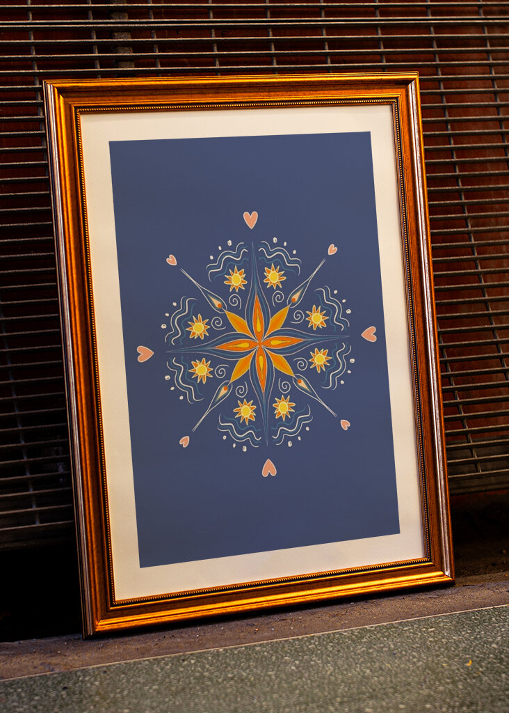 Bagliore Mandala Radioso