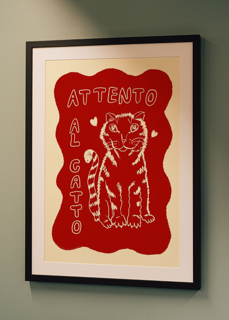 Upozornění: Kočka vpředu