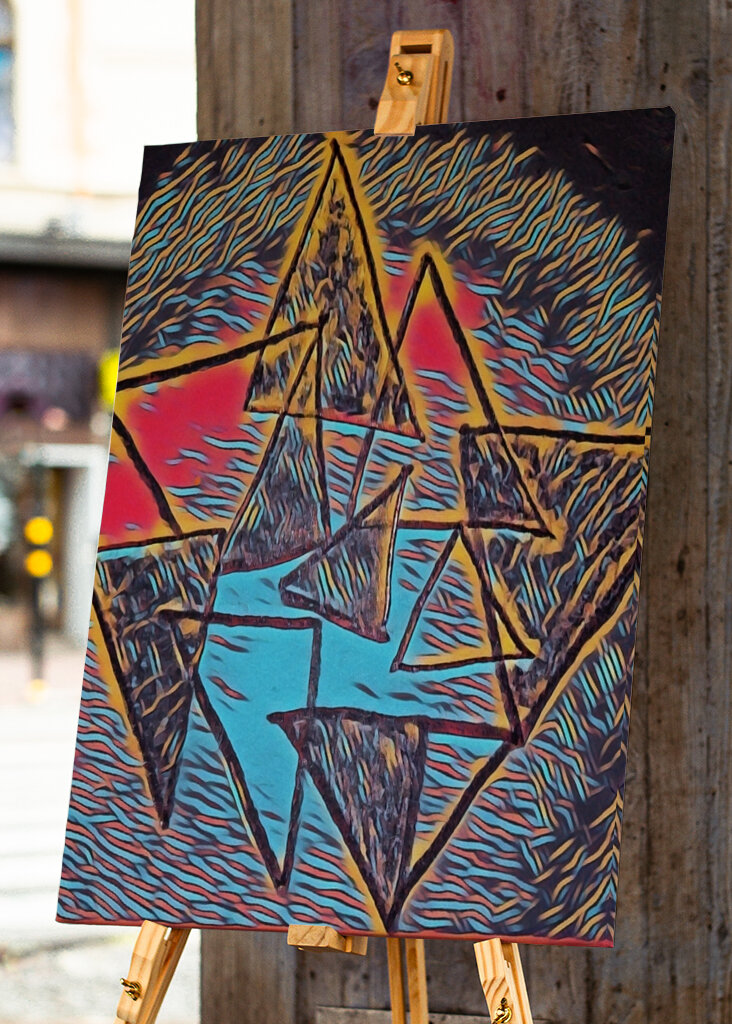 Tér és idő absztrakt művészet