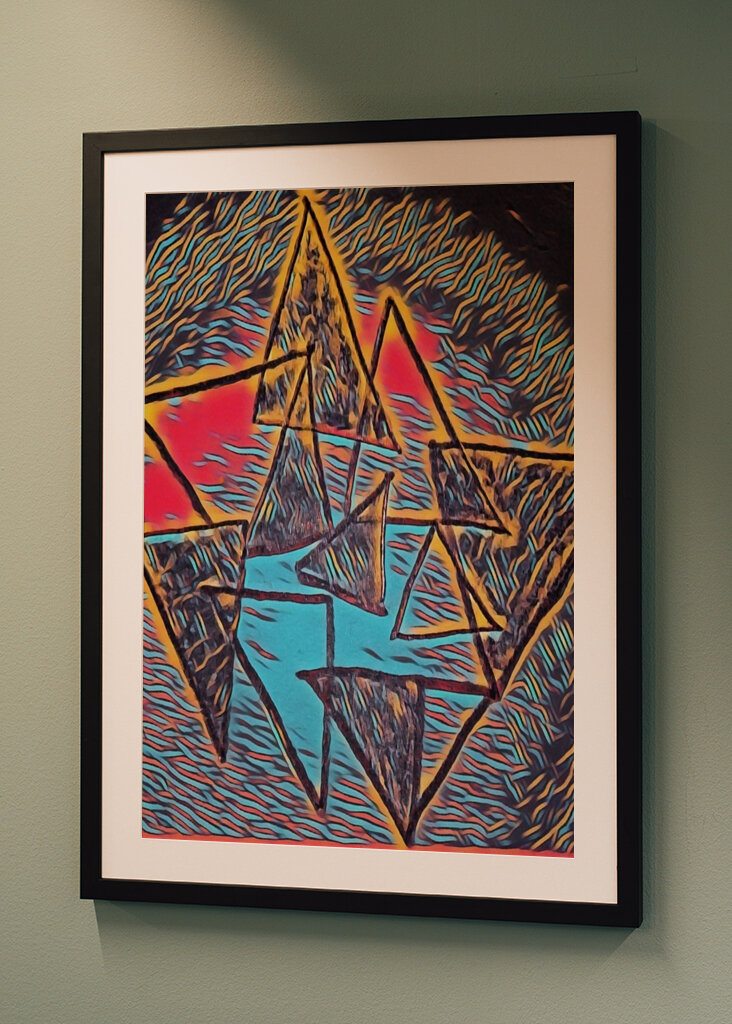 Tér és idő absztrakt művészet