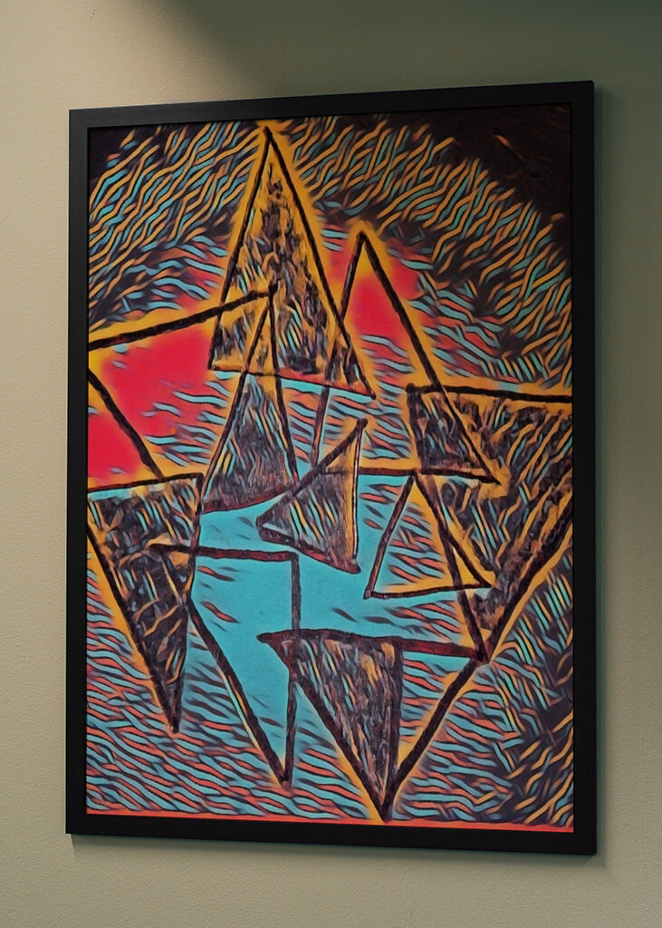 Tér és idő absztrakt művészet