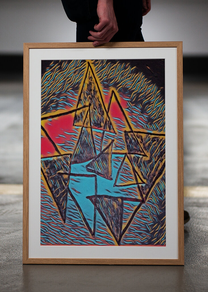 Tér és idő absztrakt művészet