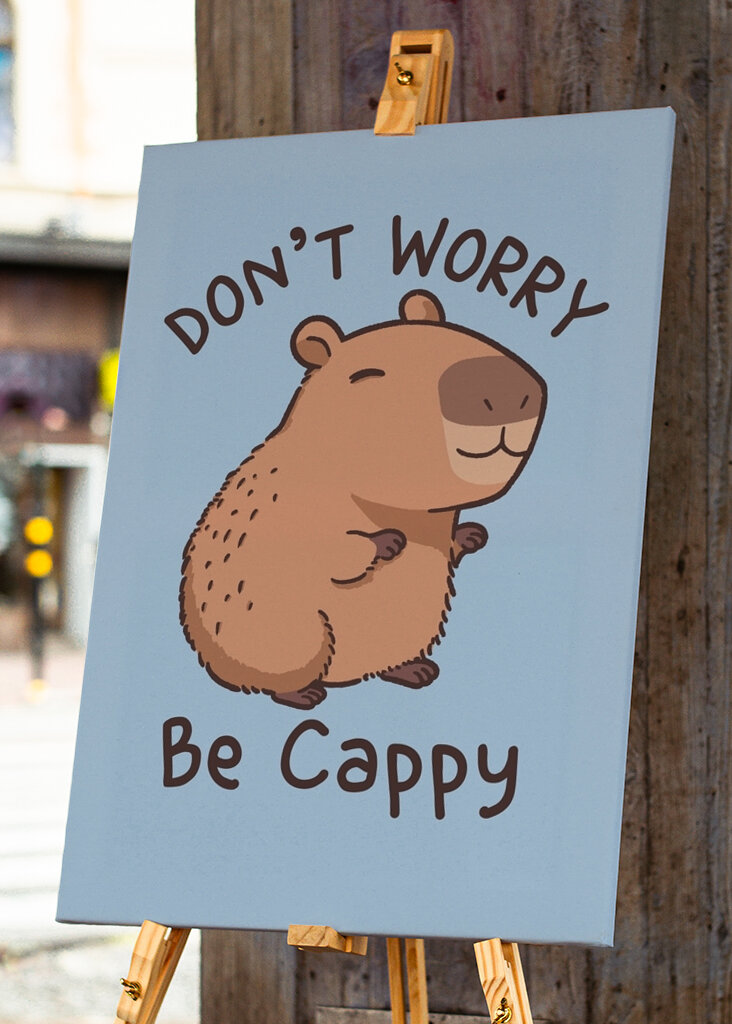 Don't worry be Cappy Capybara