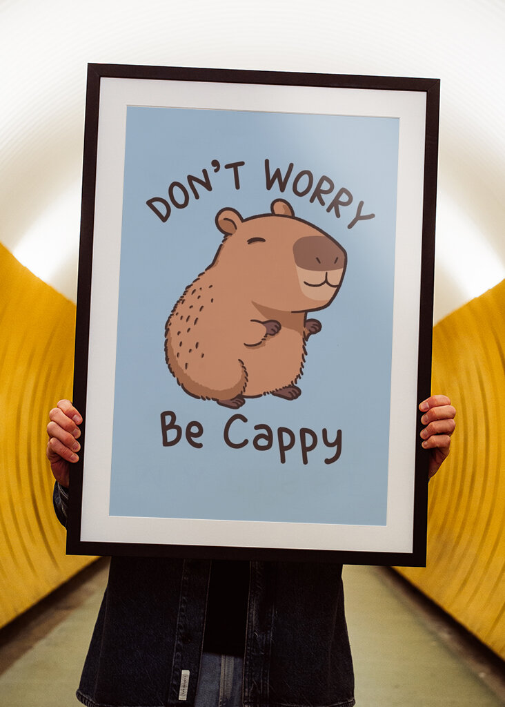 Don't worry be Cappy Capybara