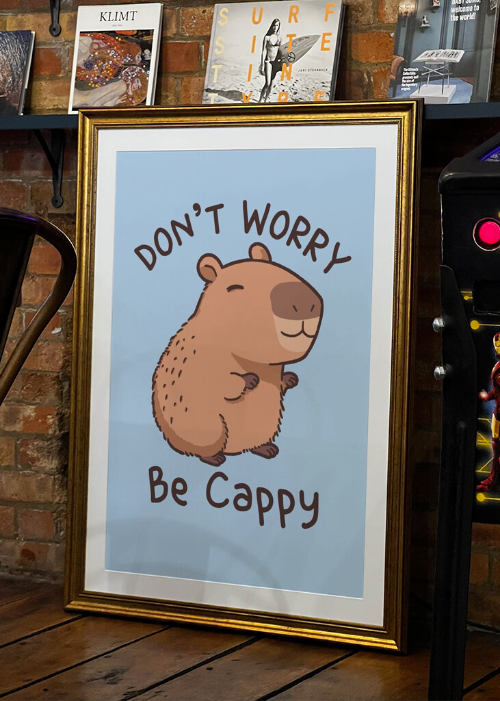 Don't worry be Cappy Capybara