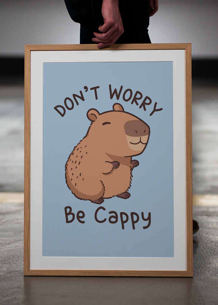 Don't worry be Cappy Capybara