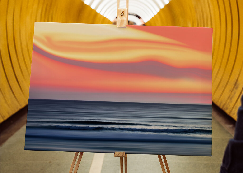 Soft Waves and Sunset