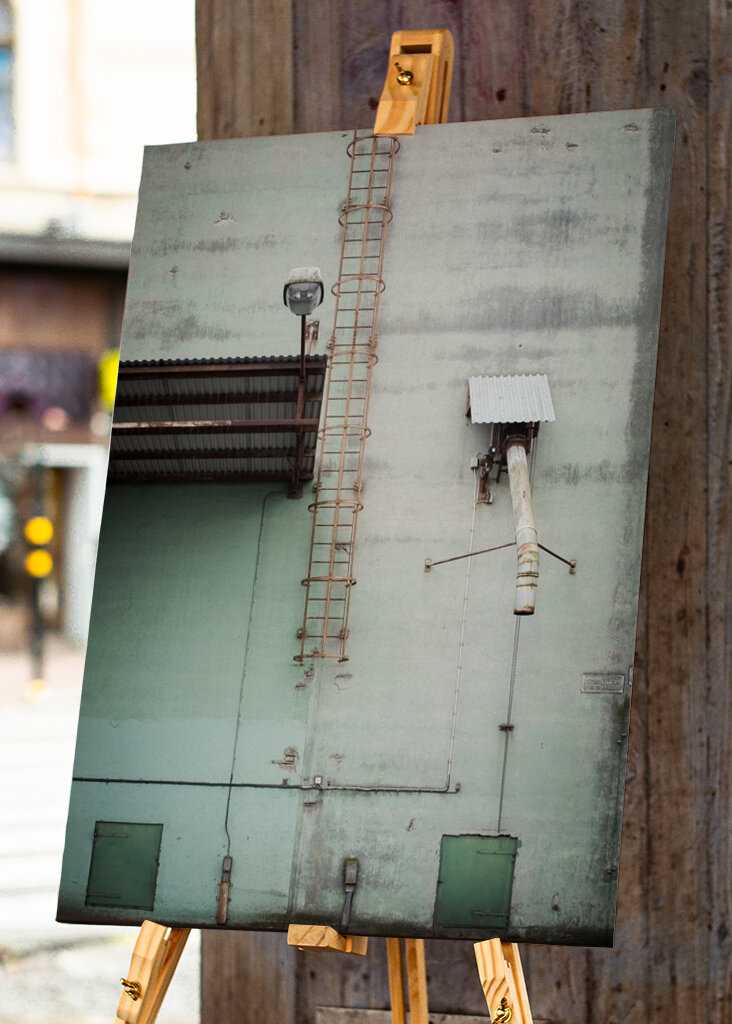 Industribyggnad stege