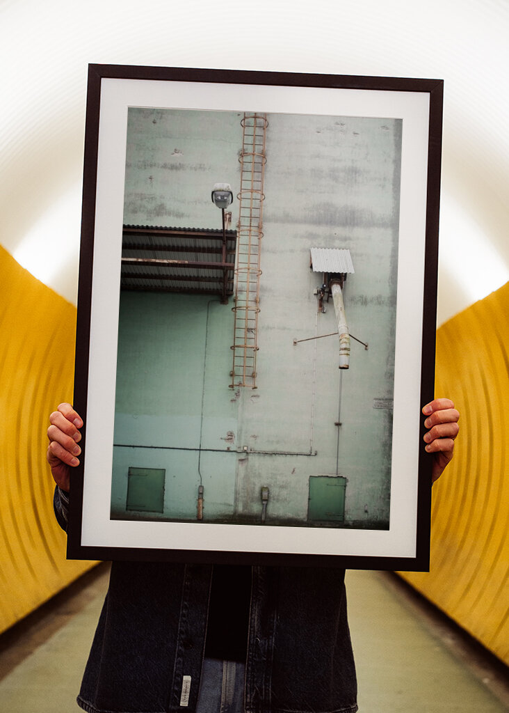 Industribyggnad stege