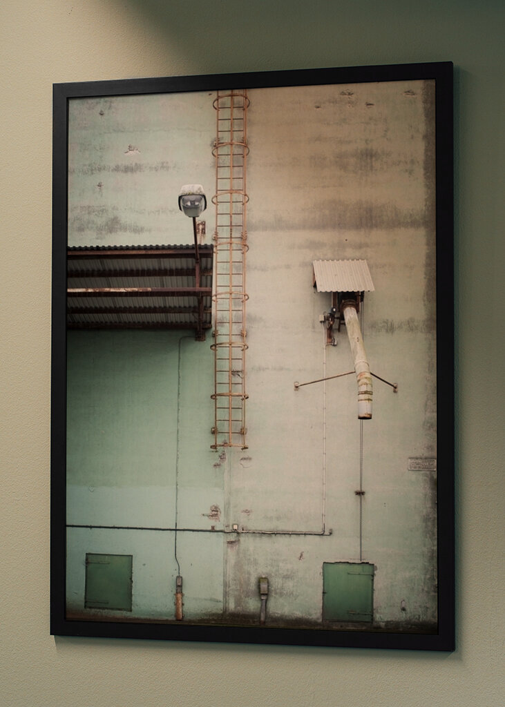 Industribyggnad stege