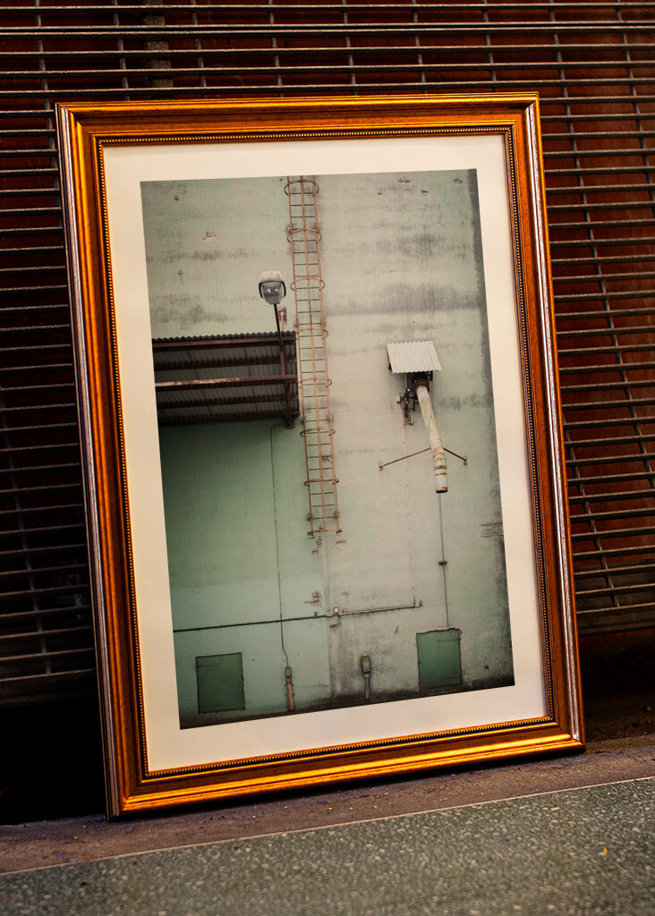 Industribyggnad stege