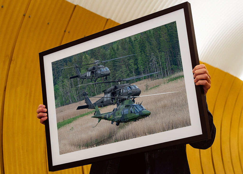 Blackhawk og A109 formation