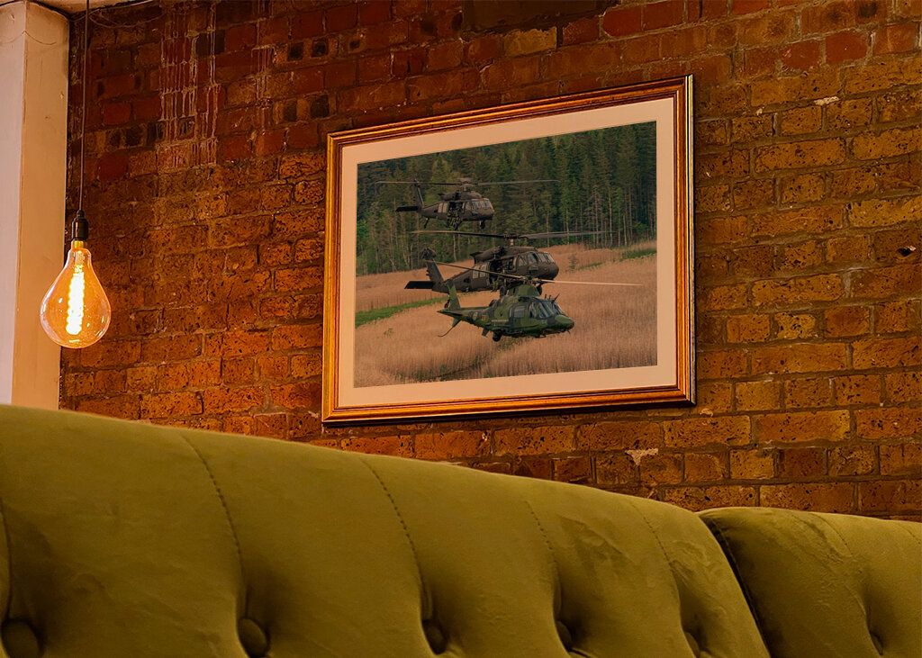 Blackhawk og A109 formation