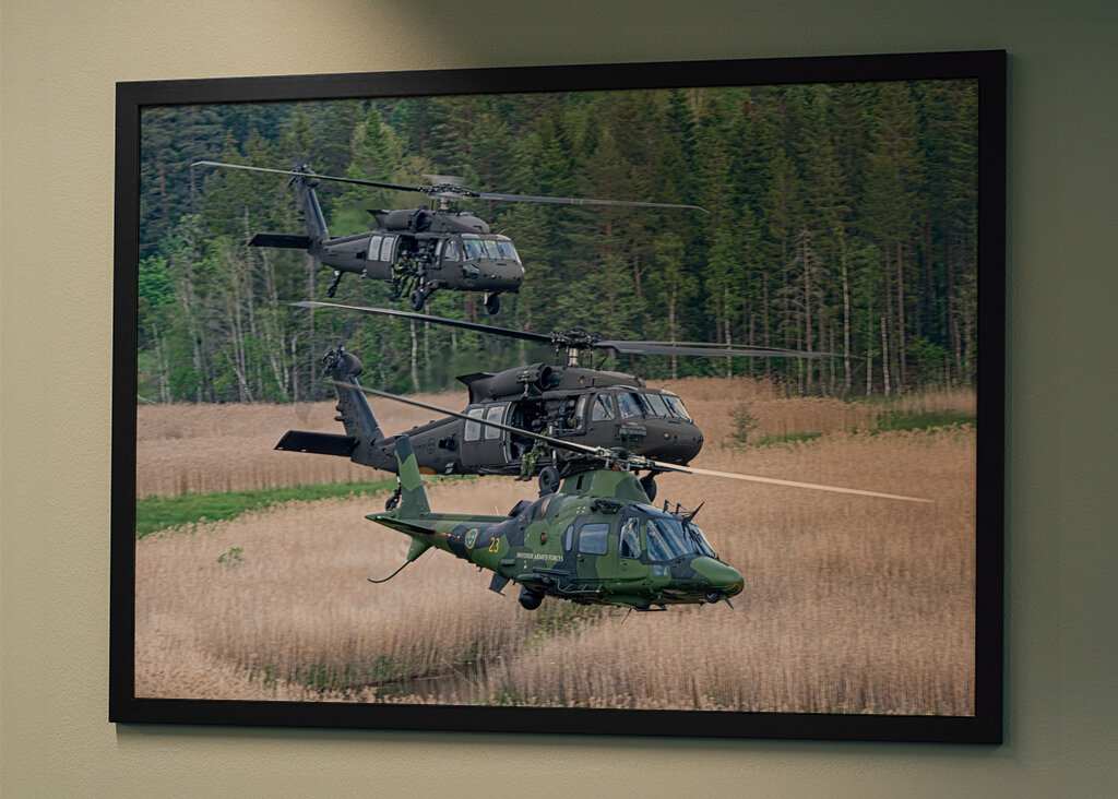 Blackhawk og A109 formation