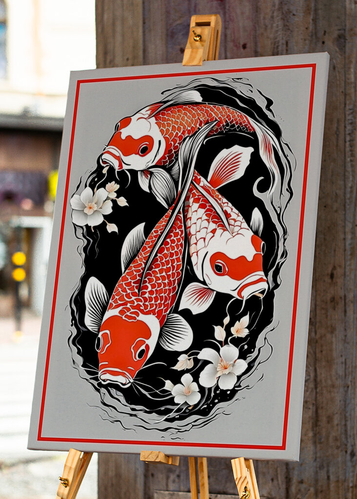 Koi Fish Art Print