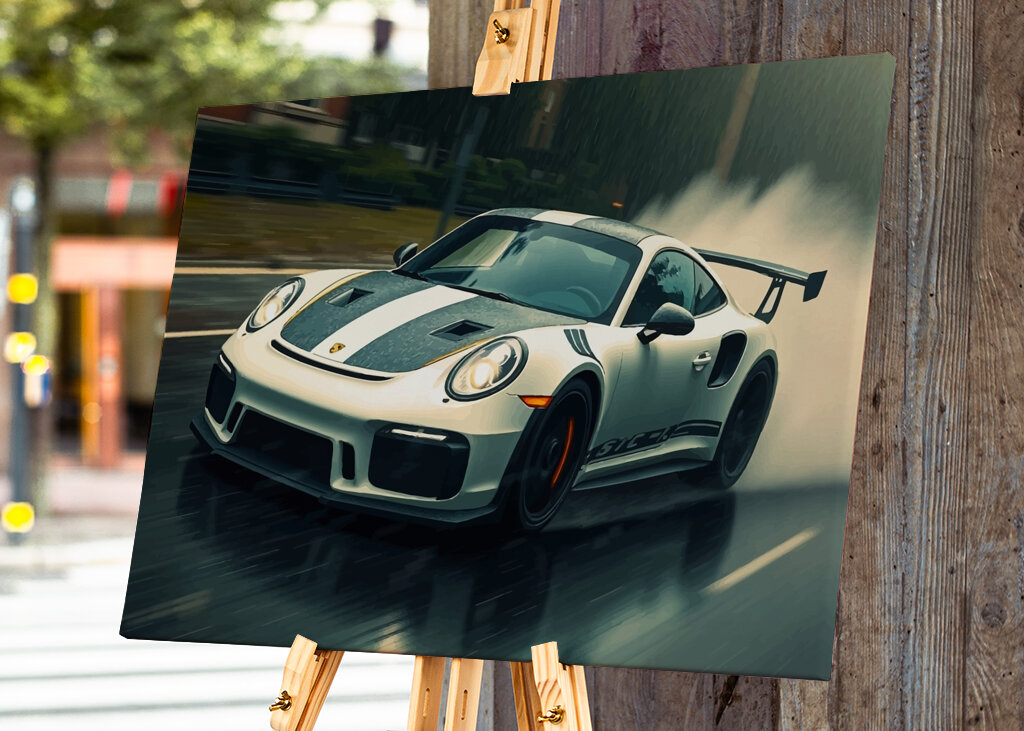 Porsche 911 GT3 RS Raining