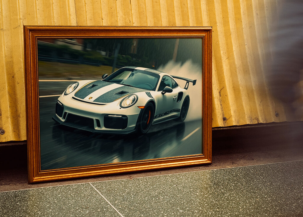 Porsche 911 GT3 RS Raining