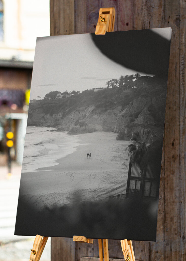 Spaziergang am Strand, Portugal