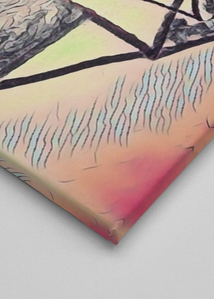 Space and time abstract art