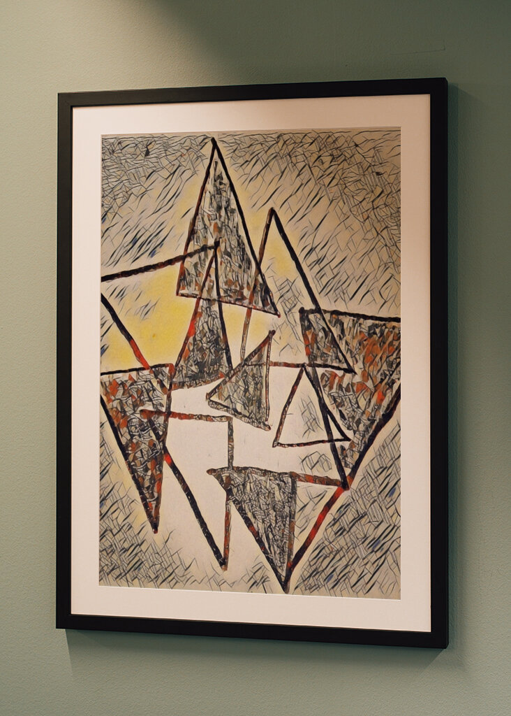 Tér és idő absztrakt művészet