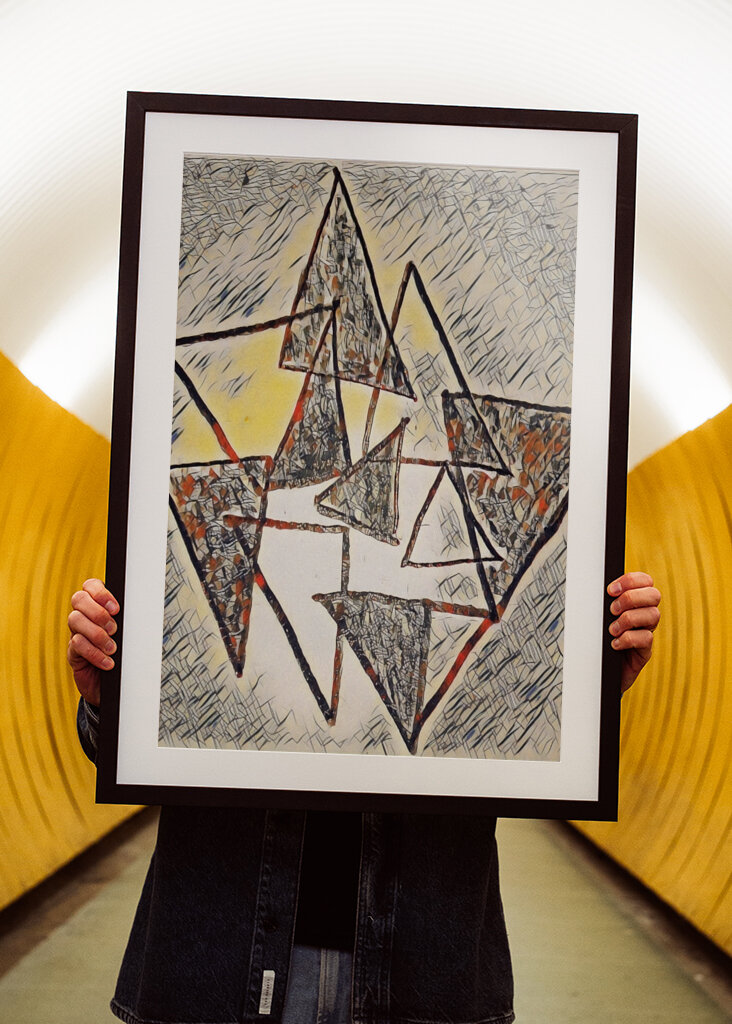 Tér és idő absztrakt művészet